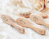 MFCHICIFY Set,Engraved Personalized Baby Comb and Brush Baby Hair Brush with Birth Flowers,Newborn Gift, Personalized