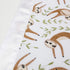 lulujo Baby Security Lovie Blankets, Unisex Softest Breathable Cotton Muslin Security Blanket, 16in by 16in, Sloth