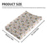 KuphiL10C Girls-16x32 Cartoon Mallard Duck Flowers Floral Leaves Baby Changing Pad Cover, Unisex Duck Nursery Diaper