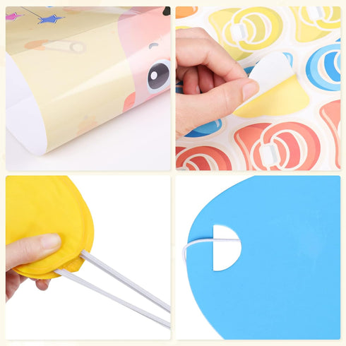 72 Hxezoc Pin The Pacifier On The Baby Game Large Baby Poster Party Games For Baby Shower Party Decorations Kids