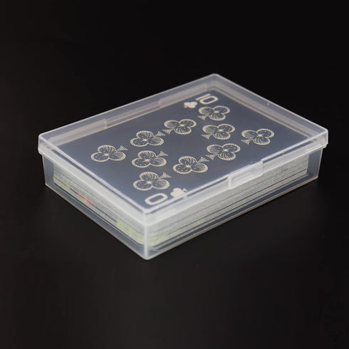 6pcs Plastic Playing Card Deck Cases, Empty Holder Storage Organizer, Suitable for 3.5X2.5 inch Cards