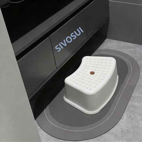SIVOSUI Non-Slip Kids Step StoolSturdy Safe Toddler Step Stool for Bathroom Sink, Potty