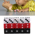 100Pcs 8mm Acrylic Dice - White Black Gaming Dice, Standard Six Sided Decider Board Game Dice Set