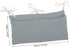 Vaguelly Cotton Baby Bed Organizer for Stroller Multi-Functional Hanging Storage Bag Double Compartments for Diapers