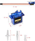 2 Pack SG90 SG90 9g Micro Servo Motor Mini Servo Servo Kit for RC Helicopter Airplane Car Boat Robot