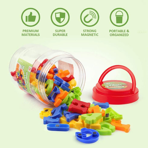 123 Set Counting 3 4 5 Kid(78 Coogam Magnetic Letters Numbers Alphabet Fridge Magnets Colorful Plastic ABC Educational