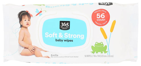 365 by Whole Foods Market, Soft & Strong Disposable Baby Wipes, Fragrance-Free,