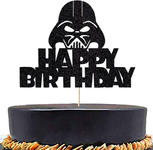 Anxdh Alien War Cake Topper Decoration for Children Birthday Party, Alien War Theme
