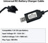 BaiWeiDun 7.4V SM-3PIN 7.4V 2S 1) USB Charger Cable with Plug Compatible RC Car RC Plane RC Tank RC Boat and Other