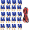 10 Pairs Amass EC3 Battery Connector Plugs, 3.5mm Banana Plug with 14 Gauge Silicone Wire