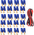 10 Pairs Amass EC3 Battery Connector Plugs, 3.5mm Banana Plug with 14 Gauge Silicone Wire