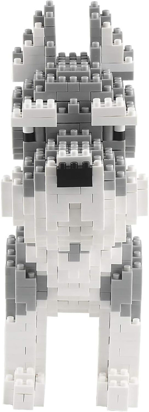 Larcele Dog Micro Building Blocks, 880 Pieces Mini Building Toy Bricks (Schnauzer)