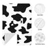 Hcpwzrf Novelty Cow Print Baby Car Seat Cover & Nursing Cover - Breathable Stretch Multi-Use Cover for Breastfeeding