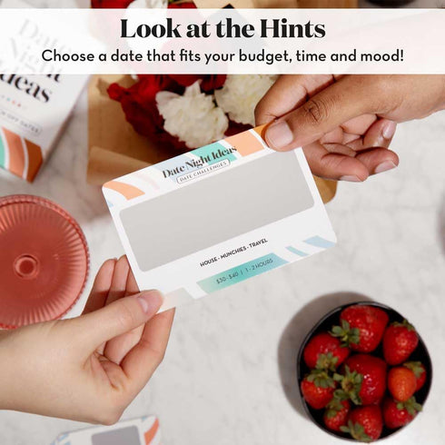 All Natural Shop 35 Scratch Off Date Night Ideas, Couples Gifts for Him, Her, Girlfriend, Boyfriend, Wife or Husband