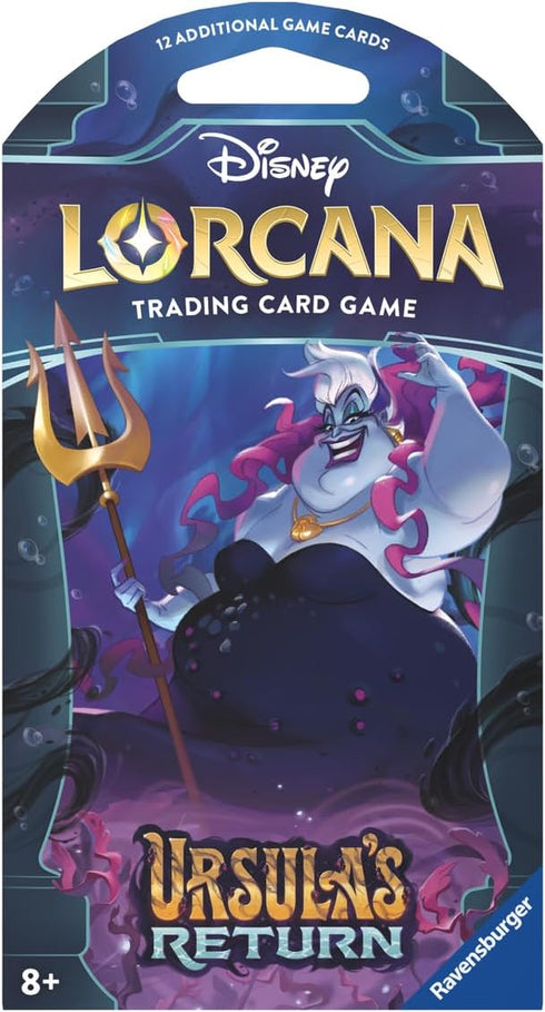 Ravensburger Disney Lorcana TCG: Ursula's Return - Single Booster Pack for Ages 8+