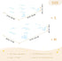 CZXW 52" 28" Watercolor Bows Blue Crib Sheets Fitted x Natural Cotton Soft & Breathable for Baby Crib Mattress