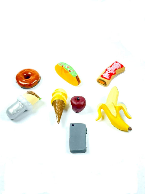 Super Foodie Recooked Action Figure Accessories, 1:12 and Six Inch Scale Miniature Plastic Food Accessories