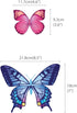 DECOWALL DS9-1302 30 Vibrant Butterflies Kids Wall Stickers, Peel and Stick Removable Decals for Nursery