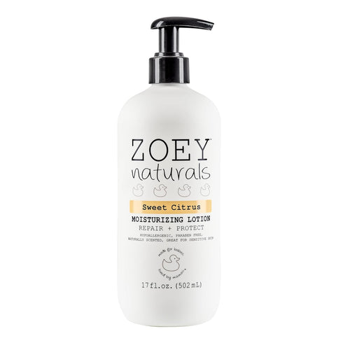 Zoey Naturals Sweet Citrus Baby Lotion - Enriched with Shea, Apricot Oil,