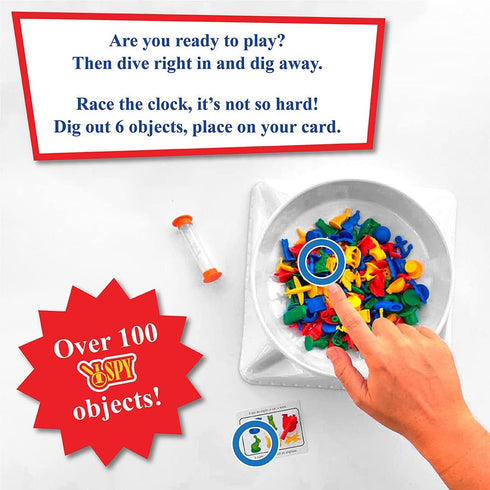 Briarpatch I Spy Dig In Game for Kids - Fast Paced Preschool Learning Activity for Ages 5+