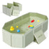 Orzbow Collapsible Baby Bathtub, Toddler Bathtub with Non-Slip Base, Portable Bath Tub