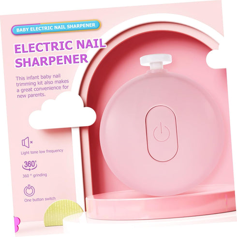 Trimmer Set YARNOW Electric Baby Nail Kit for Newborns Safe Nail Care Polishing Battery-Free Ergonomic Design for Easy