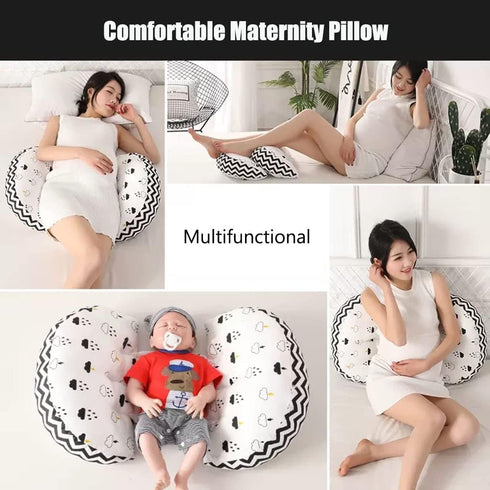 ZYYWX A4, 40X70CM) Pregnancy Pillow Ergonomic Maternity Pillow. Adjustable in Width and Removable for Washing.