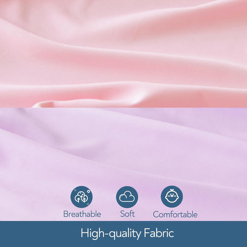Changing Pad Cover for Girls 4 Pack, Soft Breathable Fitted Sheets for 32"x16" Diaper Change Table Pad