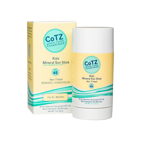 CoTZ Kids Mineral Sunscreen Stick | SPF 45 | Gentle | Mess