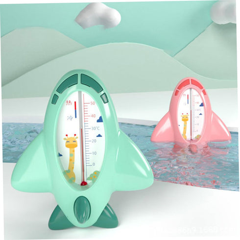 TIDTALEO Bath Thermometer Floating Water Temperature Gauge for Newborns Boys Safe Bath in Green with Accurate Celsius