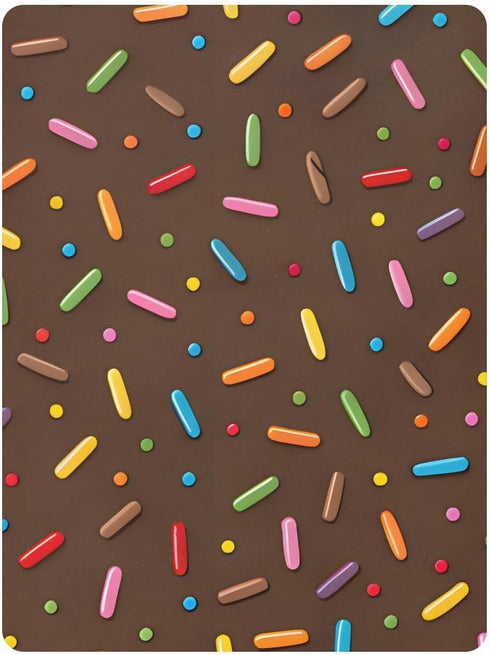 CZXW 52" 28" Chocolate Sprinkles Crib Sheets Fitted x Natural Cotton Soft & Breathable for Baby Crib Mattress