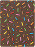 CZXW 52" 28" Chocolate Sprinkles Crib Sheets Fitted x Natural Cotton Soft & Breathable for Baby Crib Mattress