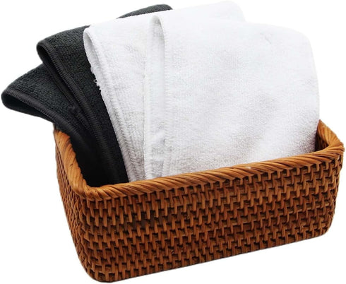 (10pcs-White&Grey Microfiber Inserts for Cloth Diapers Inserts)