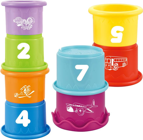 Baby Toys 6 to 12 Months, Baby Stacking Nesting Cups Toys, Baby Bath Toys for Kids Ages 1-3, Montessori Toys for Toddler Gifts 1 Year Old