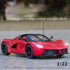 Toy Cars Model Ferrari Roadster, 1/24 LaFerrari Die-cast Vehicle with Sound and Light