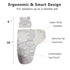3-Pack Organic Baby Swaddle Sleep Sacks, Newborn Swaddle Sack, Ergonomic Baby Swaddles 0-3 Months