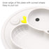 Baby Plate Silicone Toddler Plates Suction Placemat Divided Dishes for Kids, BPA Free, Microwave Dishwasher Safe (Grey)