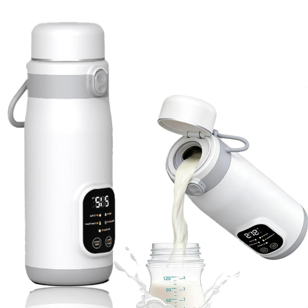 Slxypater Portable Milk Warmer for Baby - Dual Heating Modes for Breast Milk