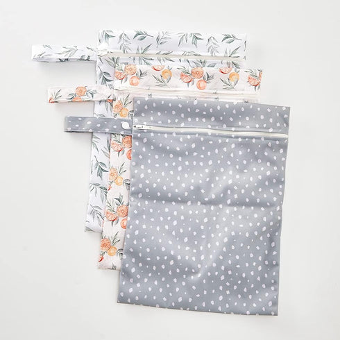 Happy Flute 3 Set Wet Bag Storage Bag Waterproof Washable Travel Bags, Beach, Pool, Gym Bag for Swimsuits & Wet