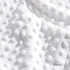 Baby Blanket for Boys Girls, Black Moon Star Minky Double Layer Receiving Blanket with Dotted Backing, 30x40 Inch