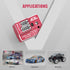 AGFRC Upgraded Mini Z RC Gyros, Mini Gyros for Drifting Mini-Z Car, Full Aluminum Precision Red RC Gyro Set