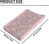 Psesaysky Daisy Changing Table Cover Waterproof Nursery Pad Change Cover Breathable Stretchy Diaper Changing Cover Soft