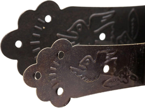 dophee 4Pcs Antique L Shaped Corner Guards, Decorative Edge Bracket Protectors with Mounting Screws