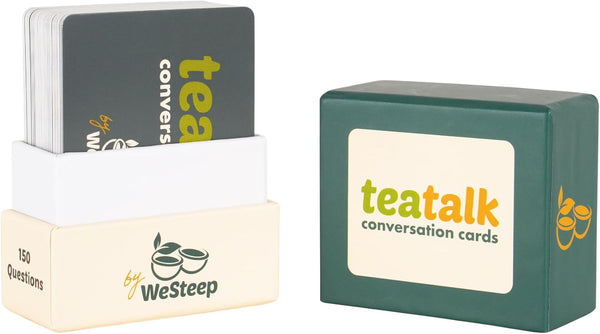 Tea Time Conversation Starters - 150 Questions to Spark Meaningful Conversations - Great Gift for Tea Lovers