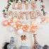 LaVenty 12 PCS LET'S PAR TEA Balloons, Tea Party Birthday Banner Decorations, Baby Shower First Birthday Decoration