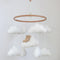 Goukurlsma Soft Cloud & Bear Baby Mobile for Crib | Neutral Nursery Mobiles