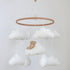 Goukurlsma Soft Cloud & Bear Baby Mobile for Crib | Neutral Nursery Mobiles