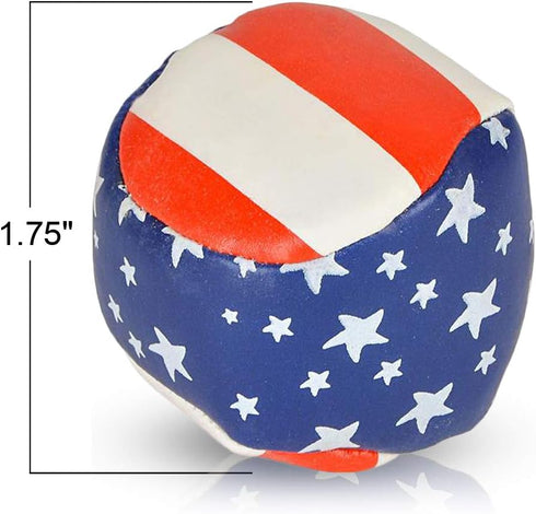 ArtCreativity Patriotic Juggling Balls Set for Beginners, Set of 3, American Flag Juggle Ball Kit for Kids