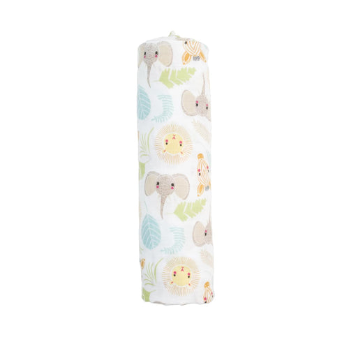 100% 47in 47in Lulujo Baby Swaddle Blanket| Unisex Softest Cotton Muslin Swaddle Blanket| Neutral Receiving Blanket