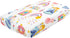 Datura home 3pcs Set, Crib Bedding Crib Sheet & Crib Skirt, Watercolor Butterfly Printed Nursery Bedding for Baby Boys